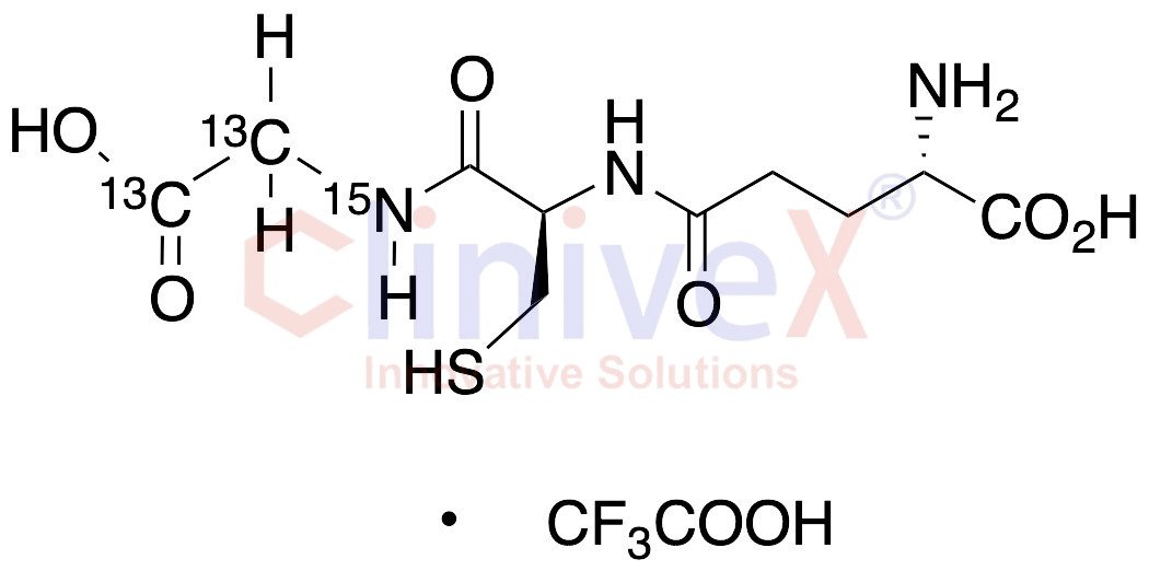 Glutathione (glycine-13C2,15N) Trifluoroacetate Salt