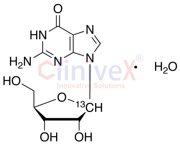Guanosine-1'-13C Hydrate