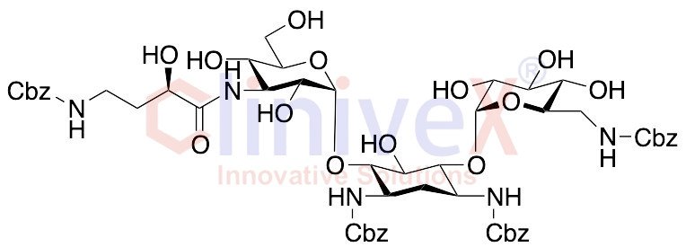 3”-[N-(HABA-CBz)] 3,5,6′-Tri(N-Benzyloxycarbonyl) Kanamycin A