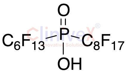(Heptadecafluorooctyl)(tridecafluorohexyl)-phosphinic Acid