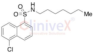 N-(N-Heptyl)-5-chloro-1-naphthalenesulfonamide