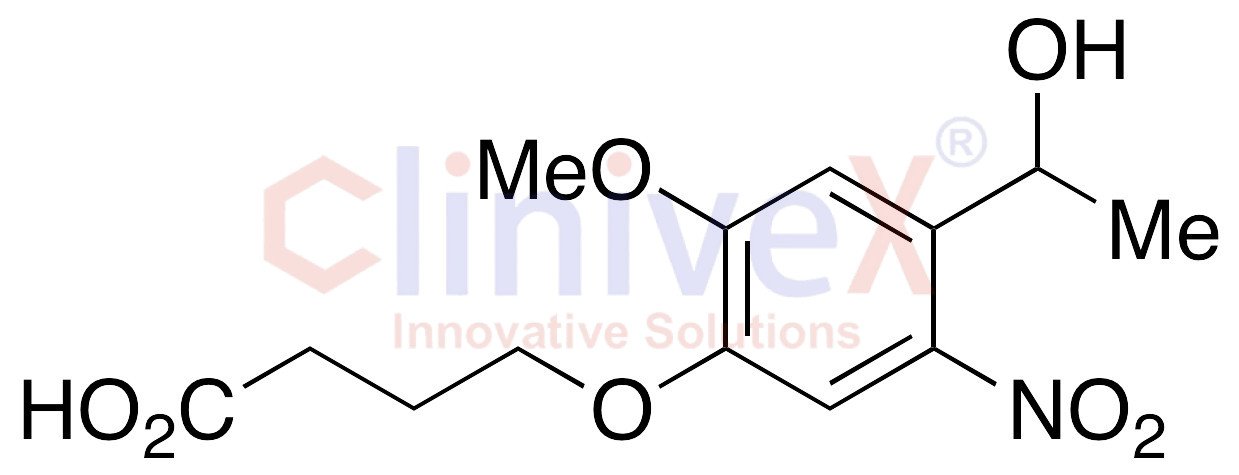4-[4-(1-Hydroxyethyl)-2-methoxy-5-nitrophenoxy]butanoic Acid