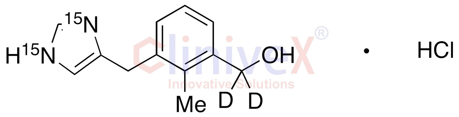3-Hydroxy Detomidine-15N2,d2 Hydrochloride