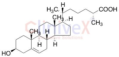 (3Beta,25R)-Hydroxy-5-cholestenoic Acid