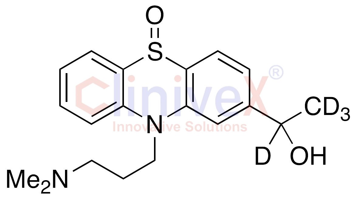 2-(1-Hydroxyethyl) Promazine-d4 Sulfoxide