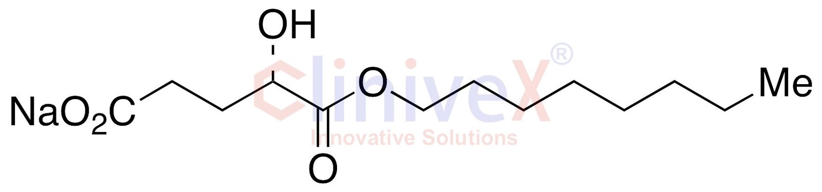 (2S)-2-Hydroxyglutaric Acid Octyl Ester Sodium Salt