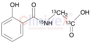 2-Hydroxy Hippuric Acid-13C2,15N