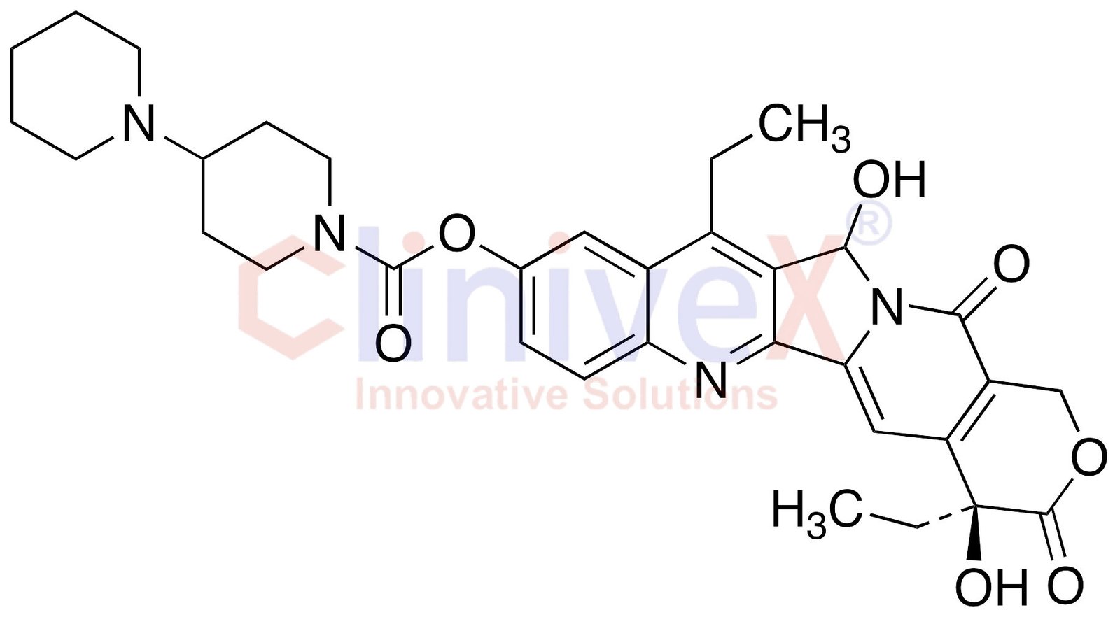 12-Hydroxy Irinotecan (Mixture of Diastereomers)