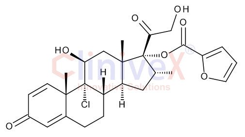 21-Hydroxy Deschloromometasone Furoate (Impurity) Mometasone Furoate Impurity H