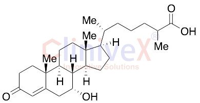 7-Hydroxy-3-oxo-Cholest-4-en-26-oic Acid