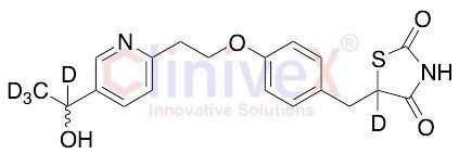 Hydroxy Pioglitazone-D5 (Major) (M-IV) (Mixture of Diastereomers)
