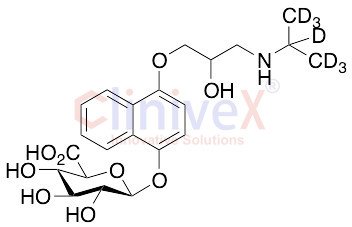 rac 4-Hydroxy Propranolol-d7 ?-D-Glucuronide