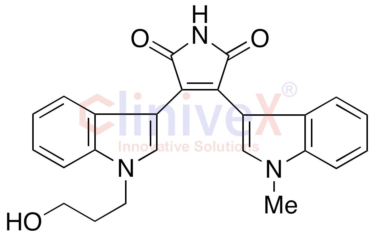 3-[1-(3-Hydroxypropyl)-1H-indol-3-yl]-4-(1-methyl-1H-indol-3-yl)-1H-pyrrole-2,5-dione