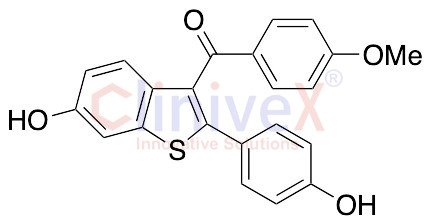 [6-Hydroxy-2-(4-hydroxyphenyl)benzo[b]thien-3-yl](4-methoxyphenyl)methanone (>80%)