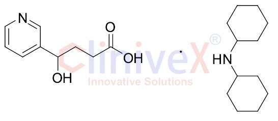 rac 4-Hydroxy-4-(3-pyridyl)butanoic Acid Dicyclohexylamine Salt