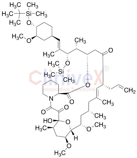 23-Hydroxy-33-O-tert-butyldimethylsilyloxy-27-O-trimethylsilyl-iso-FK-506