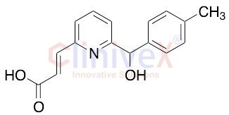 (E)-3-(6-(Hydroxy(p-tolyl)methyl)pyridin-2-yl)acrylic Acid