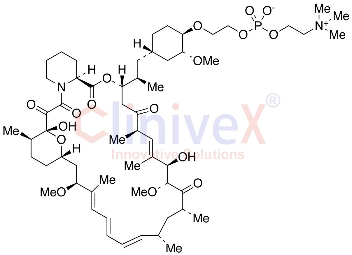 42-O-[2-[[Hydroxy[2-(trimethylammonio)ethoxy]phosphinyl]oxy]ethyl] Rapamycin Inner Salt >75%