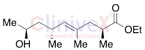 (2S,4E,6R,8S)-8-Hydroxy-2,4,6-trimethyl-4-nonenoic Acid Ethyl Ester