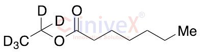 Heptanoic Acid Ethyl-d5 Ester