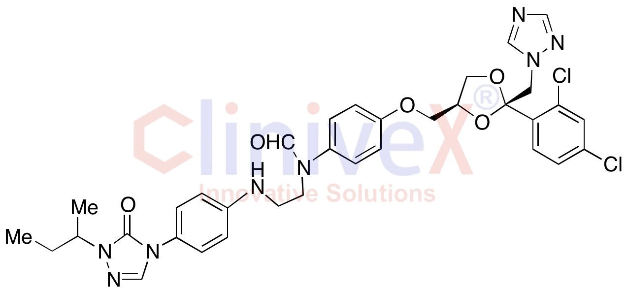 Itraconazole Desethylene-seco-piperazine Mono-N-formyl Impurity