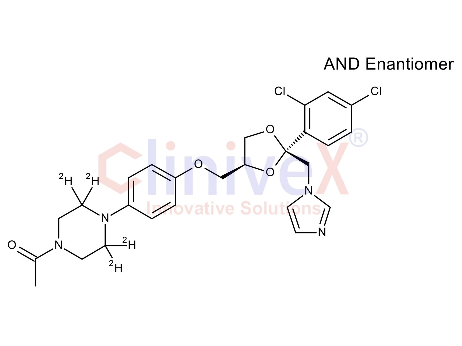 (±)-Ketoconazole-d4 (piperazine-3,3,5,5-d4)