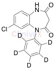 N-Desmethyl Clobazam-d5 (0.5mg/mL in Methanol)