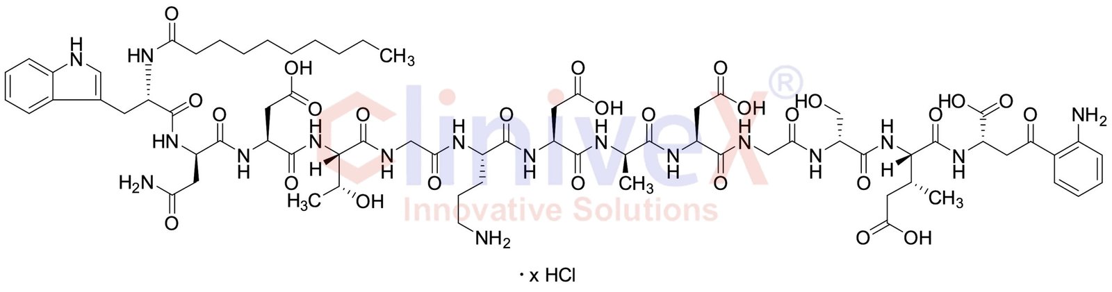 Linear Daptomycin Hydrochloride Salt