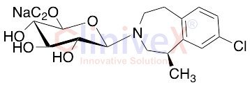 Lorcaserin N-beta-D-Glucuronide Sodium Salt