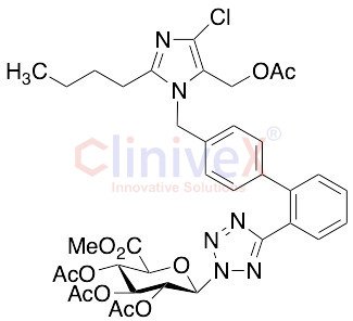 Losartan Acetate N2-(3,4,5-O-Triacetyl)glucuronide Methyl Ester