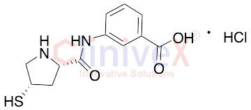 3-((2S,4S)-4-Mercaptopyrrolidine-2-carboxamido)benzoic Acid Hydrochloride