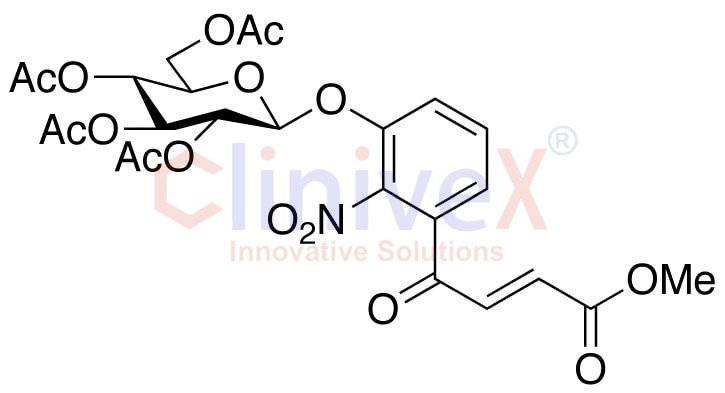 (2E)-4-[2-Nitro-3-[(2,3,4,6-tetra-O-acetyl-β-D-glucopyranosyl)oxy]phenyl]-4-oxo-2-butenoic Acid Methyl Ester