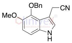 5-Methoxy-4-(phenylmethoxy)-1H-indole-3-acetonitrile