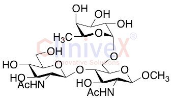 Methyl 2-Acetamido-4-O-(2-acetamido-2-deoxy-b-D-gluco- pyranosyl)-2-deoxy-6-O-(a-L-fucopyranosyl)-b-D-glucopyranoside