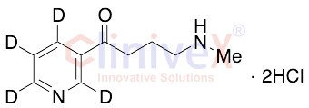 4-(Methylamino)-1-(3-pyridyl-d4)-1-butanone Dihydrochloride