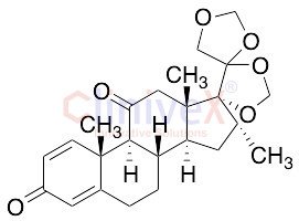 (16Alpha)-16-Methyl-17,20:20,21-bis[methylenebis(oxy)]-pregna-1,4-diene-3,11-dione