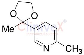 3-(2-Methyl-1,3-dioxolan-2-yl)-6-methylpyridine