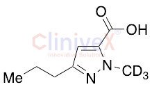 1-Methyl-3-propyl-1H-pyrazole-5-carboxylic Acid-d3