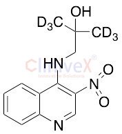 2-Methyl-1-((3-nitroquinolin-4-yl)amino)propan-2-ol-d6