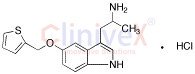 ?-Methyl-5-(2-thienylmethoxy)-1H-indole-3-ethanamine Monohydrochloride