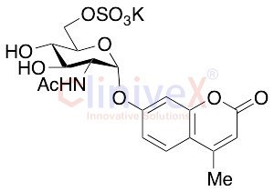 4-Methylumbelliferyl 6-Sulfo-2-acetamido-2-deoxy-Alpha-D-glucopyranoside Potassium Salt