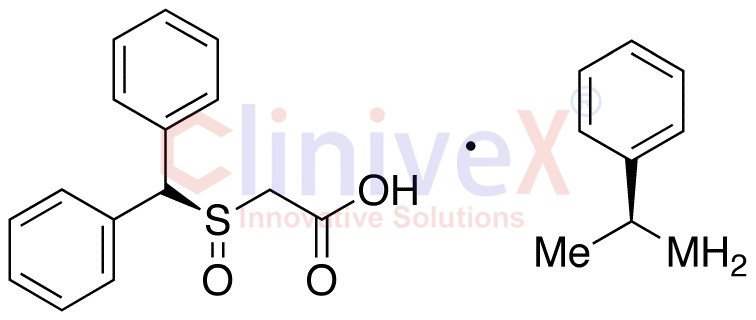 (R)-Modafinil Carboxylate (S)-Alpha-Methylbenzenemethanamine Salt