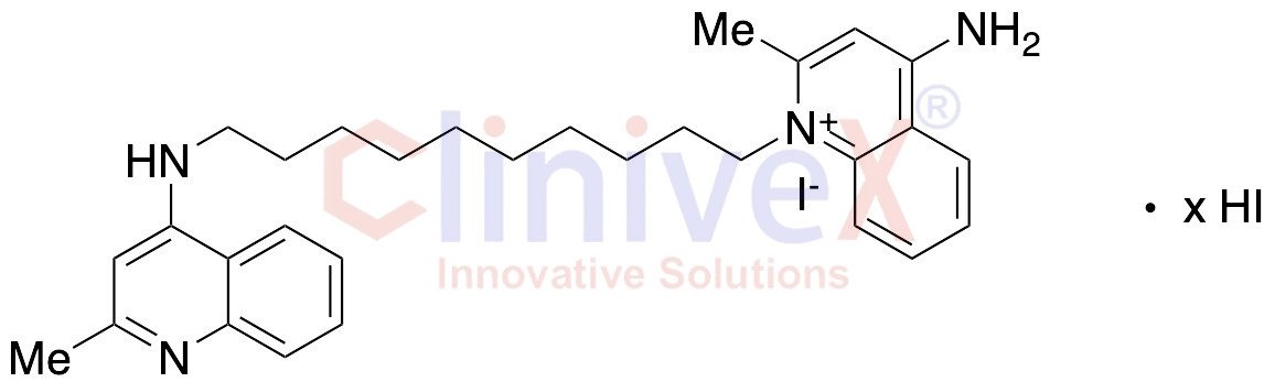 4-Amino-1-[10-[(2-methyl-4-quinolyl)amino]decyl]quinaldinium Iodide Hydriodide