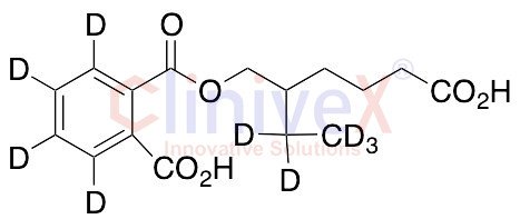 rac Mono(5-carboxy-2-ethylpentyl) Phthalate-d9