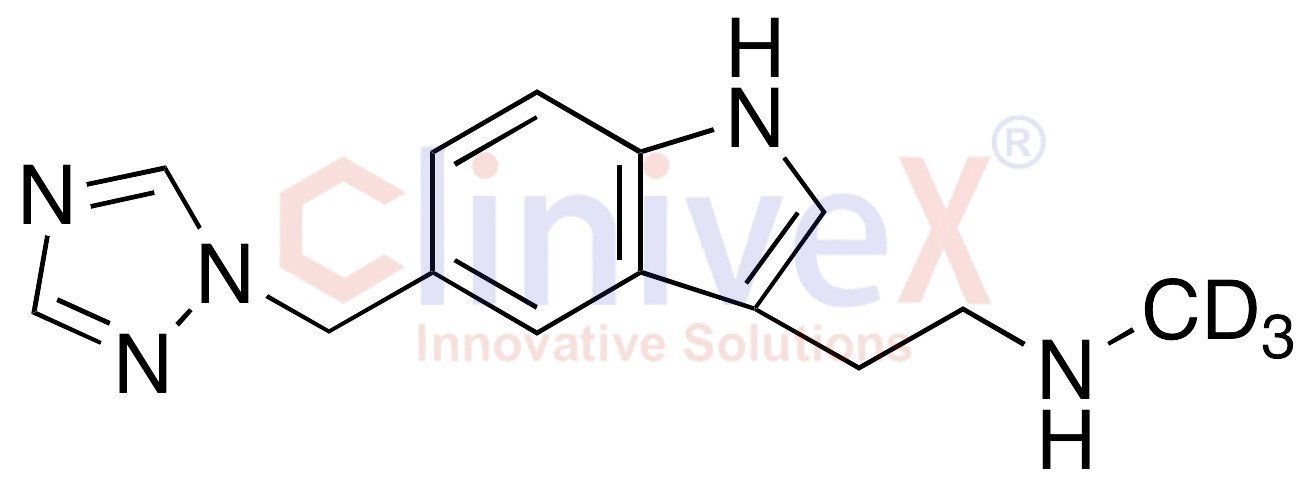 N10-Monodesmethyl Rizatriptan-d3