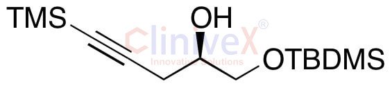 (2R)-1-[[(1,1-Dimethylethyl)dimethylsilyl]oxy]-5-(trimethylsilyl)-4-pentyn-2-ol