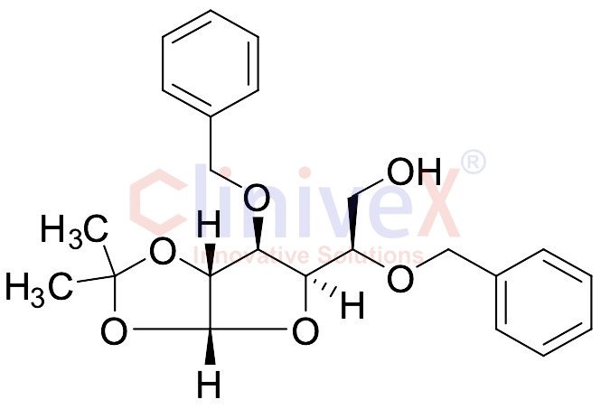 1,2-O-(1-Methylethylidene)-3,5-bis-O-(phenylmethyl)-alpha-D-glucofuranose
