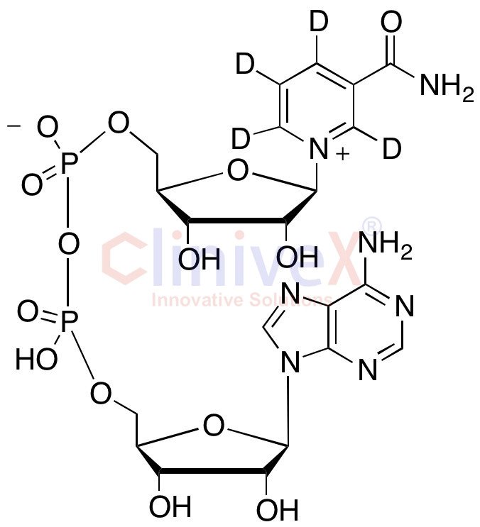 beta-Nicotinamide Adenine Dinucleotide-d4 (d3 major)