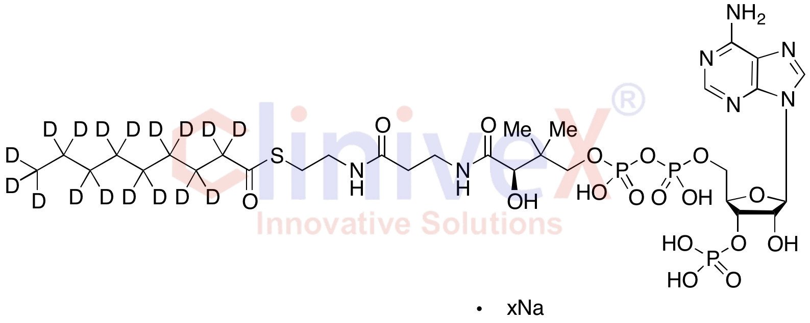 Nonanoyl Coenzyme A-d17 Sodium Salt