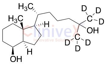 (EpsilonR,1R,3aR,4S,7aR)-Octahydro-4-hydroxy-Alpha,Alpha,Epsilon,7a-tetramethyl-1H-indene-1-pentanol-d6